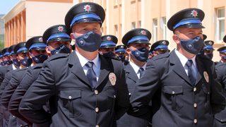 Bayburt'ta polis adayları mezuniyet sevinci yaşadı