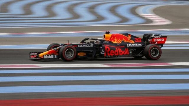 Fransa'da zafer son anda Max Verstappen'in!