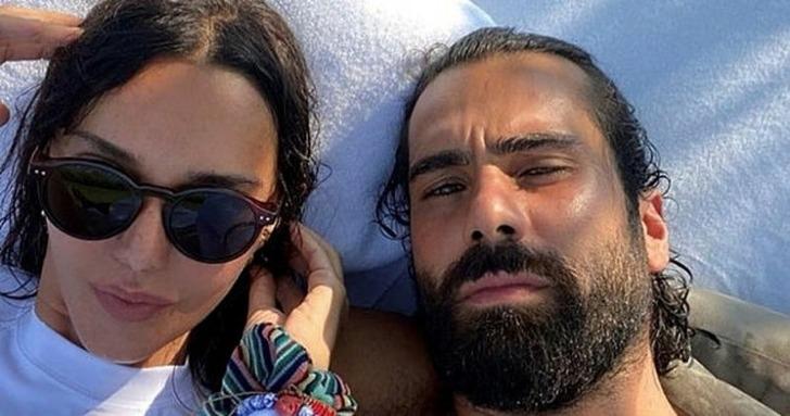 Hande Ataizi'nin 21 yaş küçük sevgilisi ile havuz keyfi! Camdaki Kız'ın Cana'sından çok konuşulan pozlar... G4