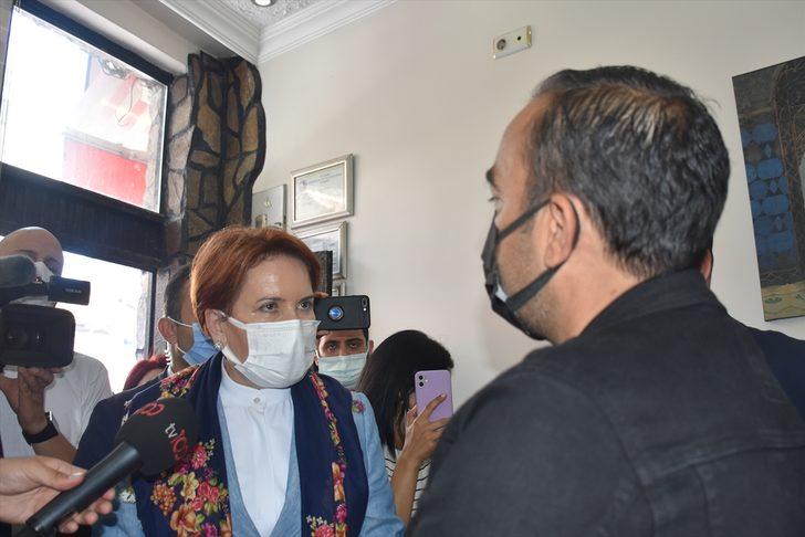 İYİ Parti Genel Başkanı Akşener, Afyonkarahisar'da esnafı ziyaret etti: G1