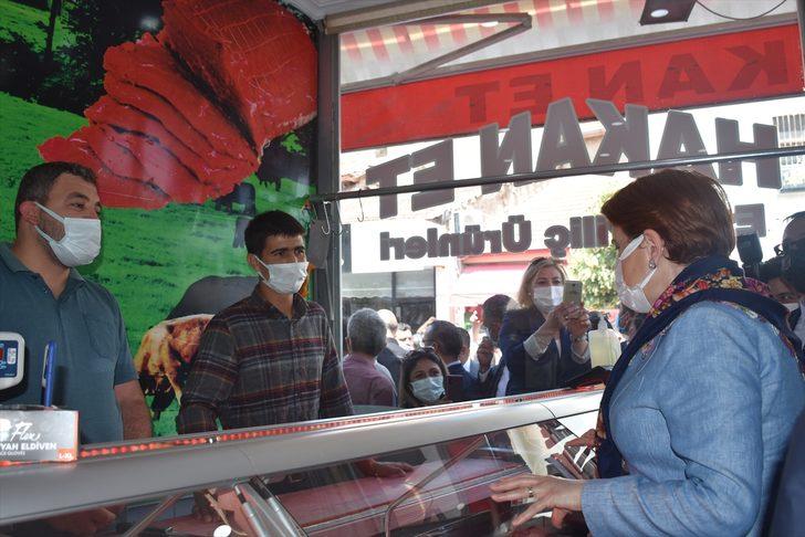 İYİ Parti Genel Başkanı Akşener, Afyonkarahisar'da esnafı ziyaret etti: G3