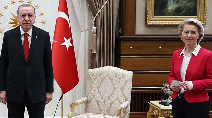 Son Dakika: Cumhurbaşkanı Erdoğan, AB Komisyonu Başkanı ile görüştü