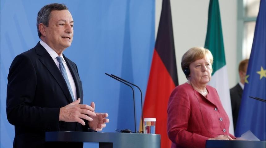 EURO 2020: İtalya Başbakanı Draghi, turnuvanın finalinin İngiltere'de oynanmaması i&ccedil;in &ccedil;alışacağını s&ouml;yledi