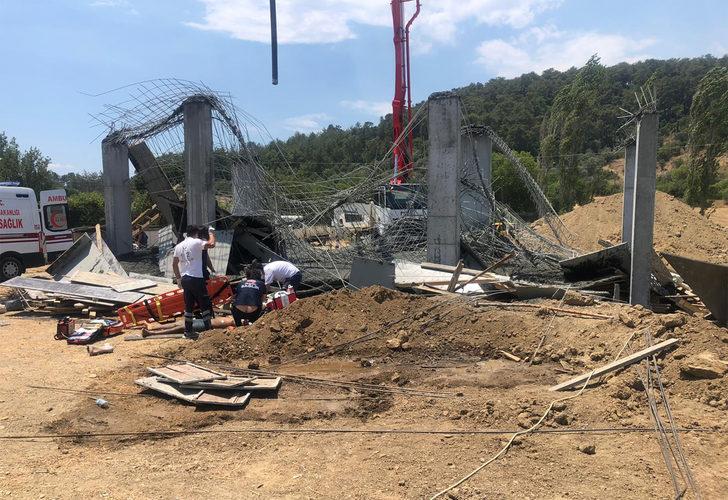 Mu�la'da in�aatta g���k: 1 �l�, 3 yaral�