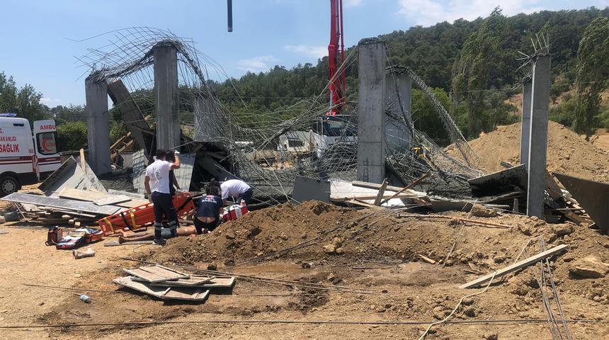 Muğla'da inşaatta göçük: 1 ölü, 3 yaralı