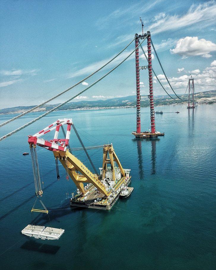 1915 Çanakkale Köprüsü'nün çelik yapılarını iki fabrikada 2 bin işçi üretiyor G4