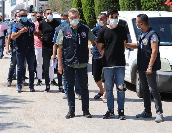 Denizli'de silahlı saldırı olayına karıştığı belirlenen 5 şüpheli yakalandı G1