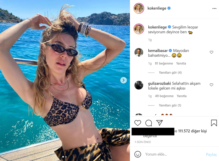 Ege Kökenli'den sevgilisine pozlar: "Leopar seviyorum deyince..." G4
