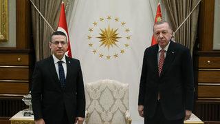 Cumhurbaşkanı Erdoğan, Sayıştay Başkanı Baş'ı kabul etti