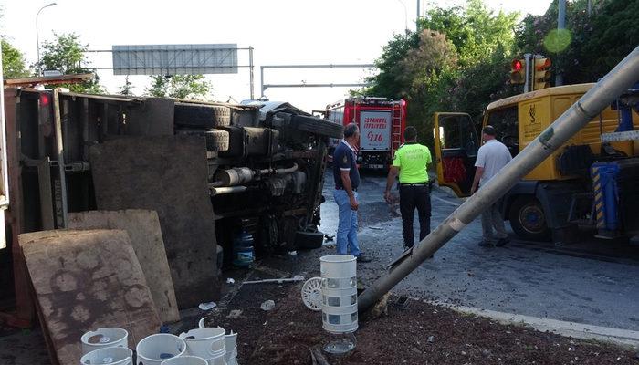 Beykoz'da feci kaza! Otoyol savaş alanına döndü