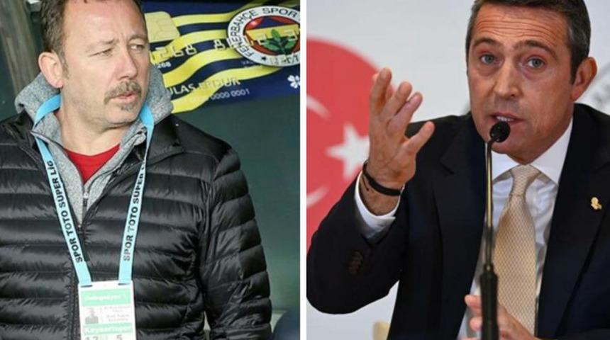 Ali Koç'tan son dakika Sergen Yalçın açıklaması