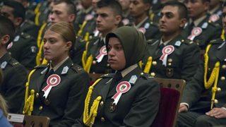 Kara Harp Okulu tarihinin ilk başörtülü öğrencisi