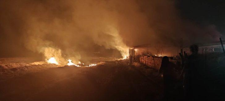 Manisa'da ağılda çıkan yangın söndürüldü G2