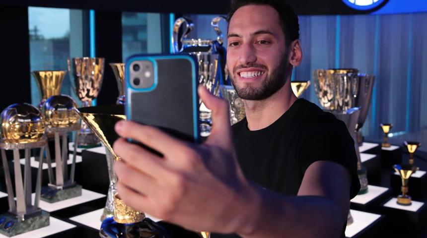 Hakan Çalhanoğlu'nun Inter mutluluğu