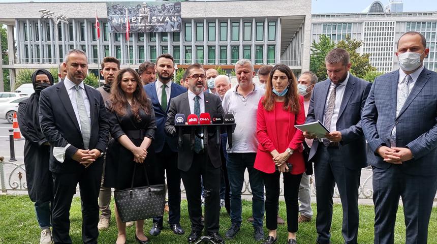 AK Parti'den İBB önünde açıklama: İşçi kıyımlarını durdurun