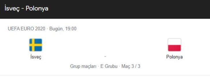 İsveç Polonya maçı ne zaman? İsveç Polonya maçı saat kaçta, hangi kanalda? G1