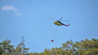 Antalya'da ormanlık alanda çıkan yangın söndürüldü