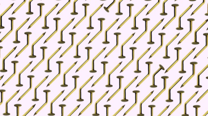 Görsel algılama testi! Çift başlı çivileri ne kadar sürede bulabilirsiniz?