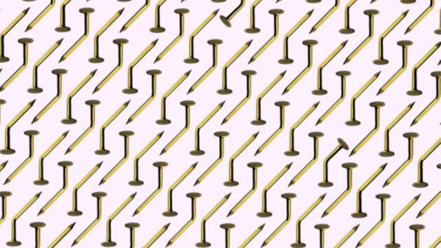 Görsel algılama testi! Çift başlı çivileri ne kadar sürede bulabilirsiniz?