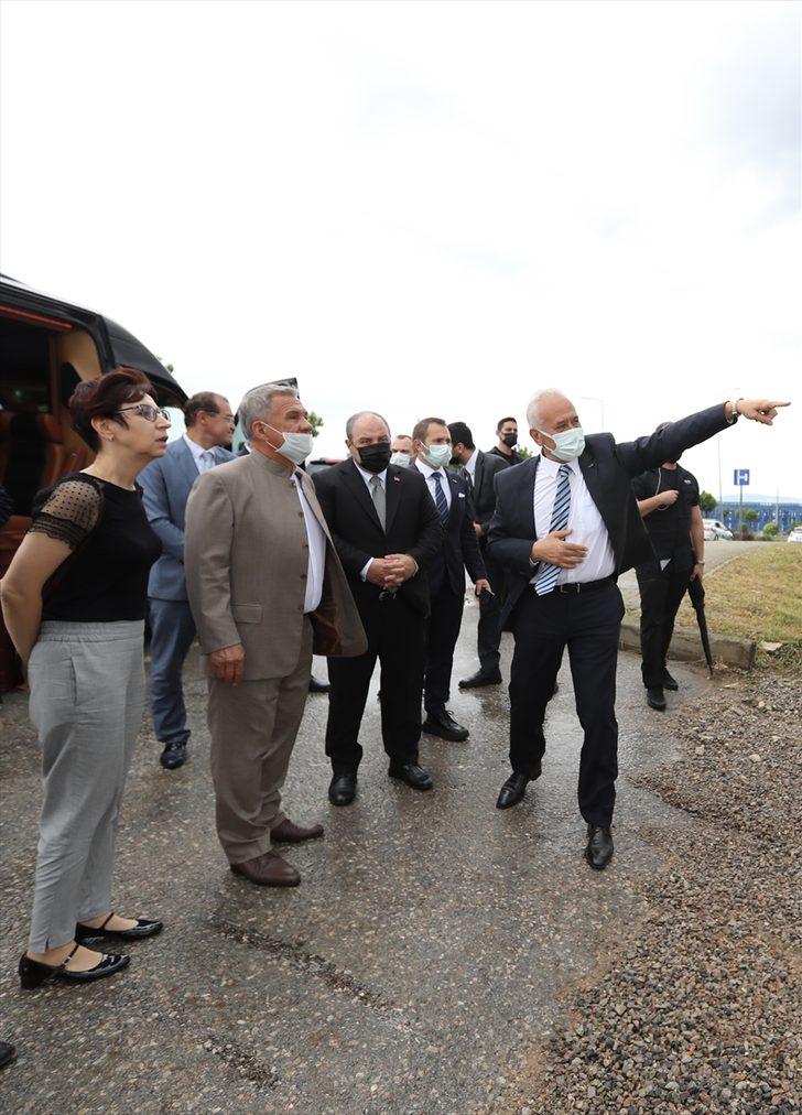 Bakan Varank, Tataristan Cumhurbaşkanı Minnihanov ile GEBKİM Kimya İhtisas OSB'yi ziyaret etti G1