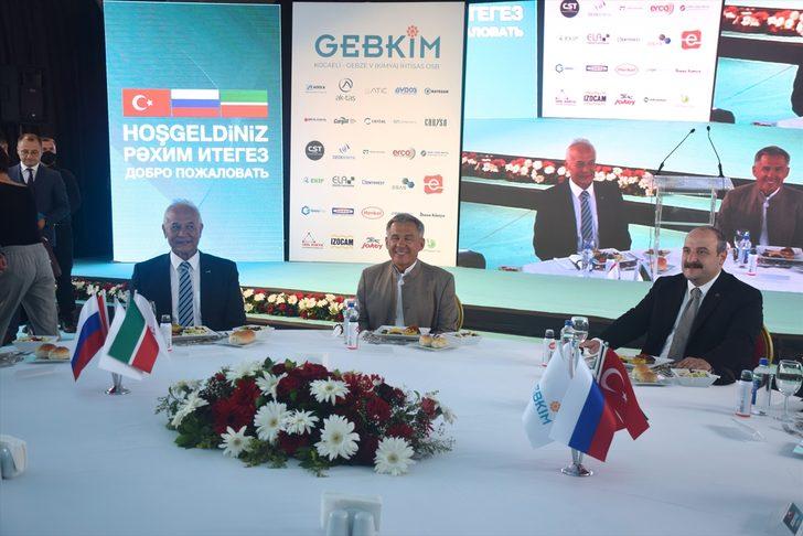 Bakan Varank, Tataristan Cumhurbaşkanı Minnihanov ile GEBKİM Kimya İhtisas OSB'yi ziyaret etti G5