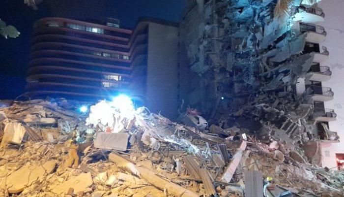ABD'de felaket! Bina çöktü, görgü tanıkları dehşeti yaşadı: Deprem sandık