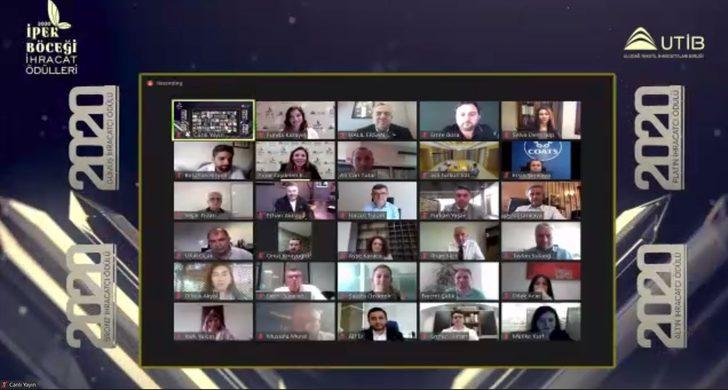 Uludağ Tekstil İhracatçıları Birliğinin "2020 İpek Böceği İhracat Ödülleri"ni kazanan firmalar belli oldu G3