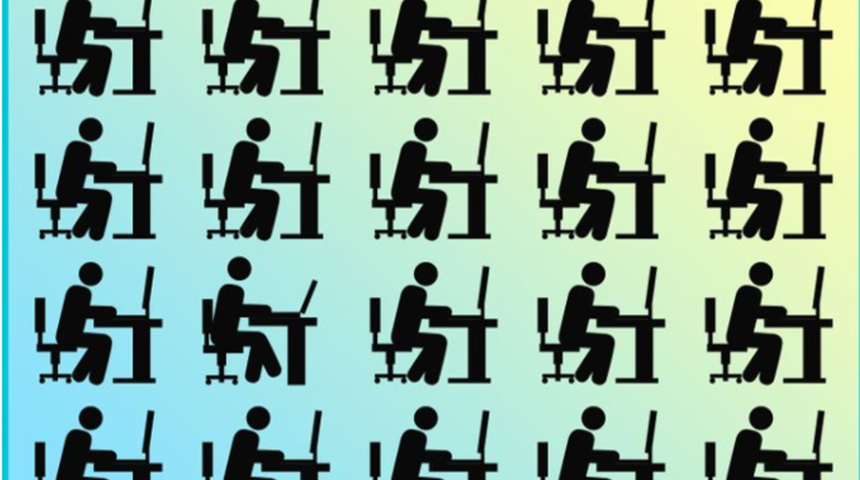 Görsel yeteneğinizi arttıracak bir bulmaca! Farklı olan şekli ne kadar sürede görebilirsiniz?