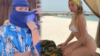 Yasmin Erbil peçe taktı! Paylaşımı olay oldu 