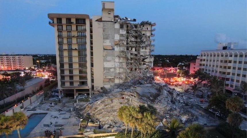Miami'deki 12 katlı bina nasıl &ccedil;&ouml;kt&uuml;? 'Deprem gibiydi'