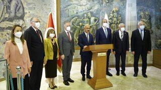 Bakanlar Gül ve Elvan, Gaziantep'te ziyaretlerde bulundu