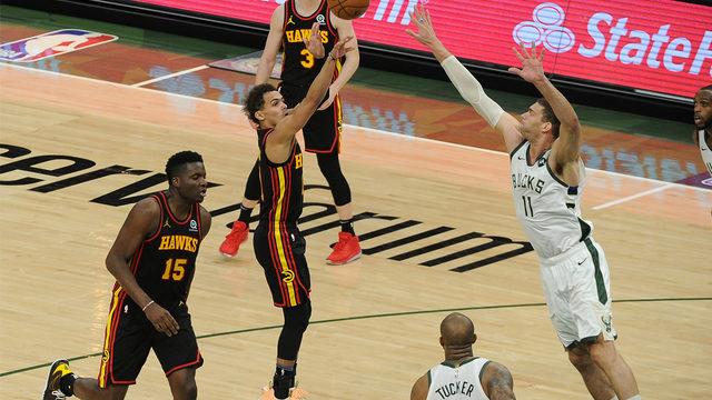 NBA'de Bucks, Hawks karşısında seriyi eşitledi
