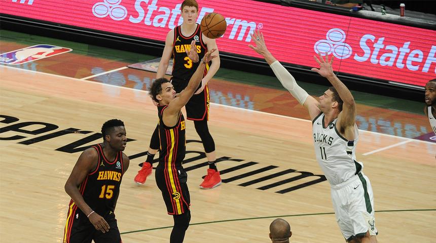 NBA'de Bucks, Hawks karşısında seriyi eşitledi
