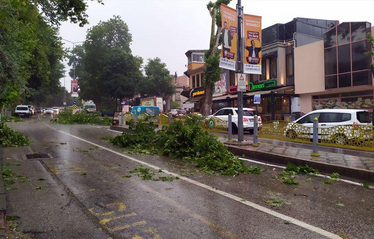Edirne'de şiddetli sağanak ve fırtına hayatı olumsuz etkiledi G3