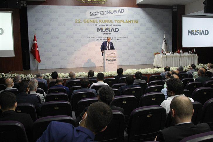 MÜSİAD Genel Başkanı Kaan, derneğin Samsun şubesinin olağan genel kurul toplantısında konuştu: G2