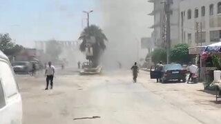 Afrin'de bombalı araçla saldırı: 3 ölü, 3 yaralı