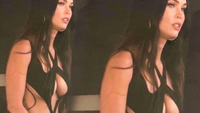 Megan Fox sütyensiz tercihiyle dikkat çekti