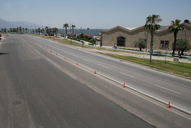 İzmir ve çevre illerde kademeli normalleşmenin son pazar gününde sakinlik gözlendi G1