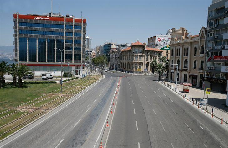 İzmir ve çevre illerde kademeli normalleşmenin son pazar gününde sakinlik gözlendi G2