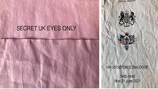 İngiltere'de bir otobüs durağında Savunma Bakanlığına ait gizli belgeler bulundu