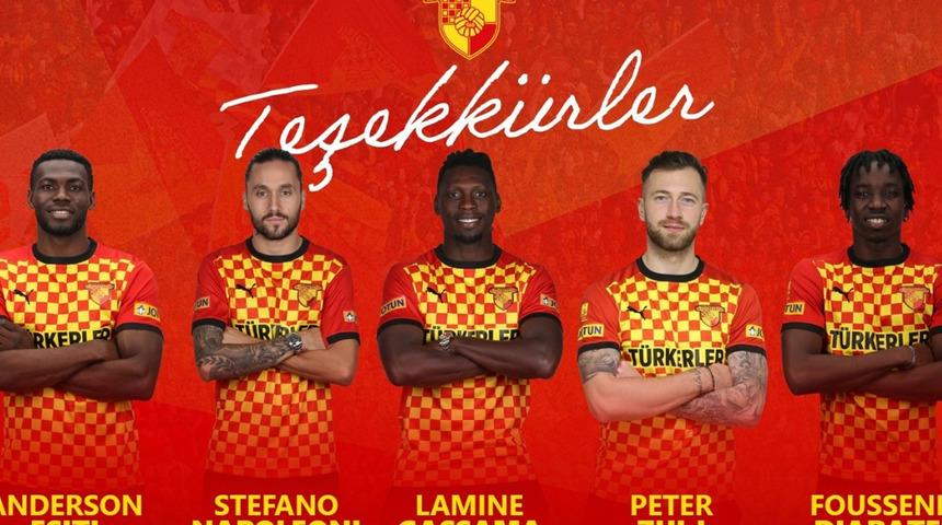 Göztepe 5 futbolcuyla yollarını ayırdı