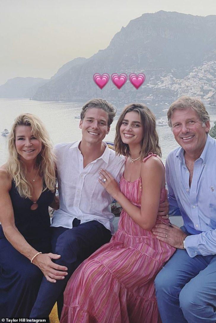 Dünyaca ünlü model Taylor Hill'e Daniel Fryer'dan romantik evlilik teklifi! G4