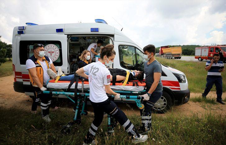 Kırklareli'nde trafik kazası: 4 yaralı G1