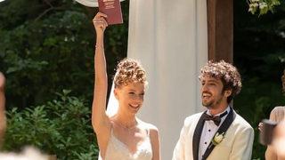 Taner Ölmez ile Ece Çeşmioğlu evlendi! İşte düğünden ilk kareler