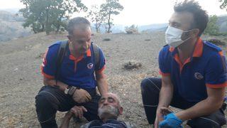 Adıyaman'da iki gündür kayıp olan yaşlı adam ormanlık alanda bulundu