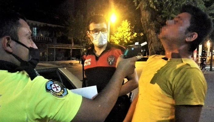 Alkollü sürücünün yaptıkları polisi çileden çıkardı: Ciğerlerim yetmiyor abi