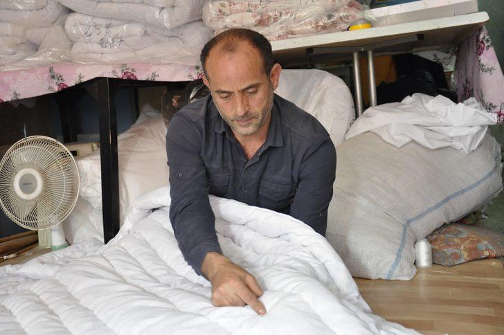 Ünlü siyasetçilere özel olarak hazırlıyor! 38 yıllık yorgancı mesleğini geleceğe taşımak istiyor G3