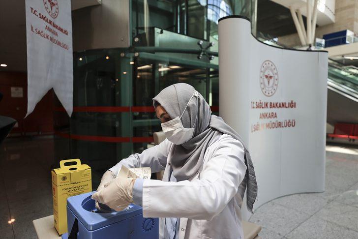 Esenboğa Havalimanı'nda Kovid-19 aşısı yapılmaya başlandı G5