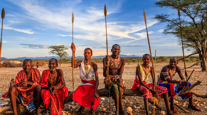 İlginç festival! Erkek çocuklarının ergenliğe girişini seromoniyle kutlayan kabile: Masailer