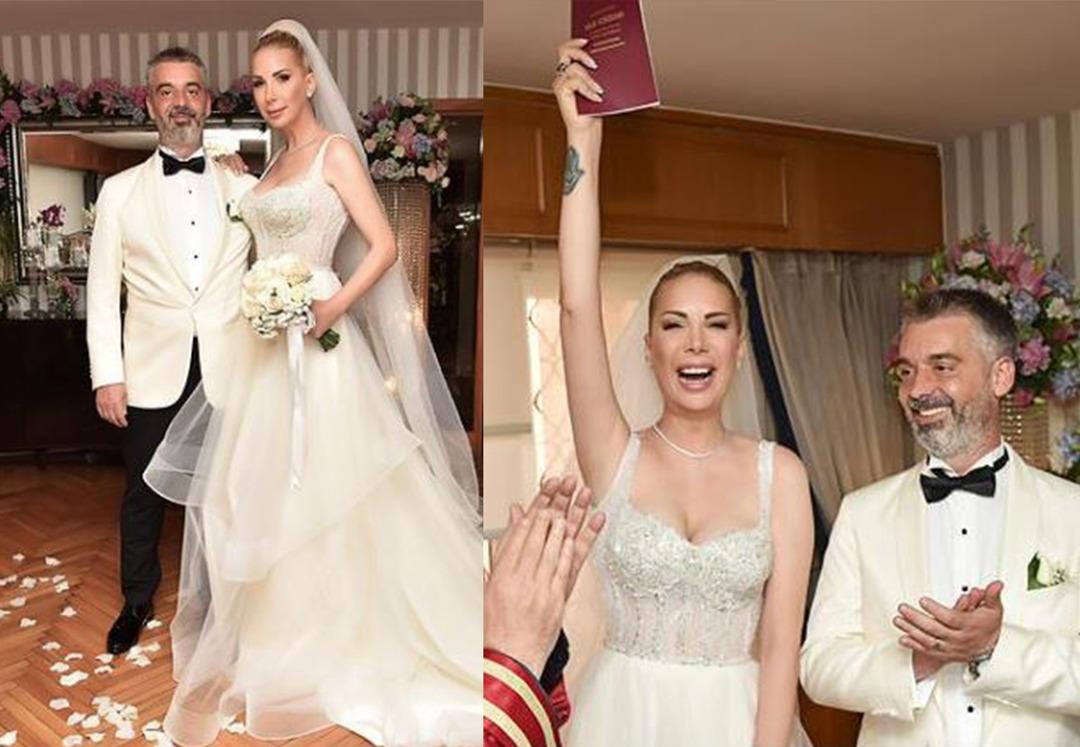 Tuğba &Ouml;zerk sevgilisi G&ouml;kmen Tana&ccedil;ar ile evlendi! 